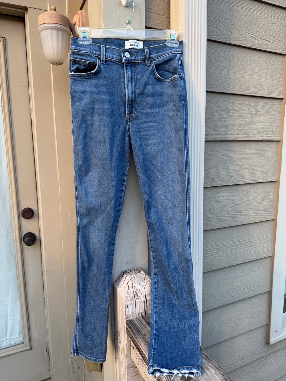 Reformation Blue Denim Jeans